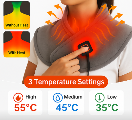 Electric Heating Wrap for Shoulder & Neck